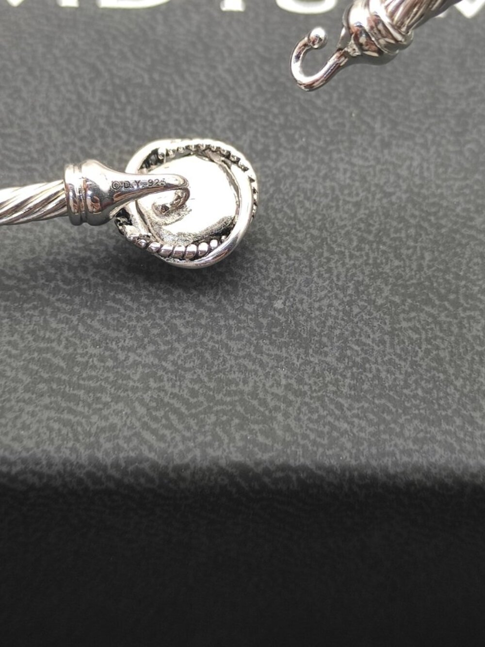 David Yurman 925 Silver Bracelets With Original View 3